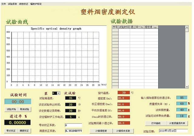 塑料煙密度儀數據如何處理？