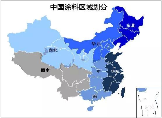 一眼望盡中國涂料產業(yè)江山（附最全中國涂料產業(yè)區(qū)域發(fā)展介紹）